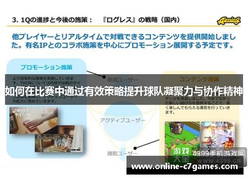 如何在比赛中通过有效策略提升球队凝聚力与协作精神