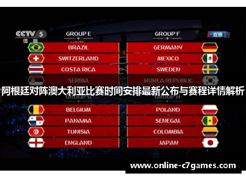 阿根廷对阵澳大利亚比赛时间安排最新公布与赛程详情解析 阿根廷对阵澳大利亚比赛时间安排最新公布与赛程详情解析